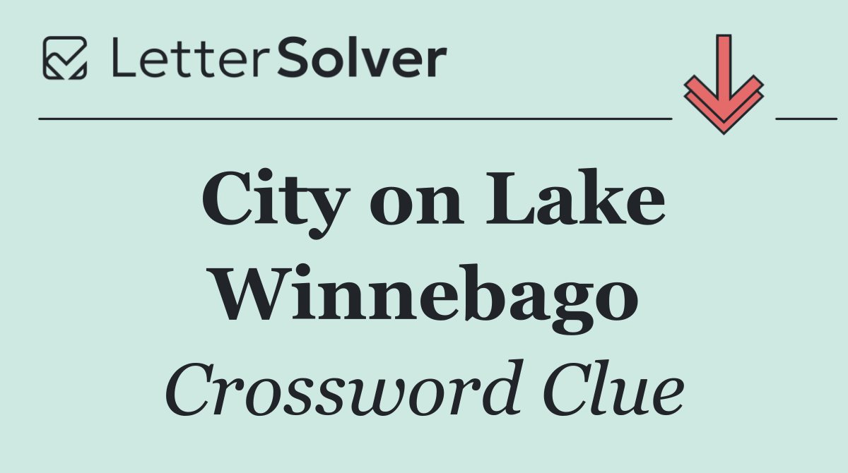 City on Lake Winnebago