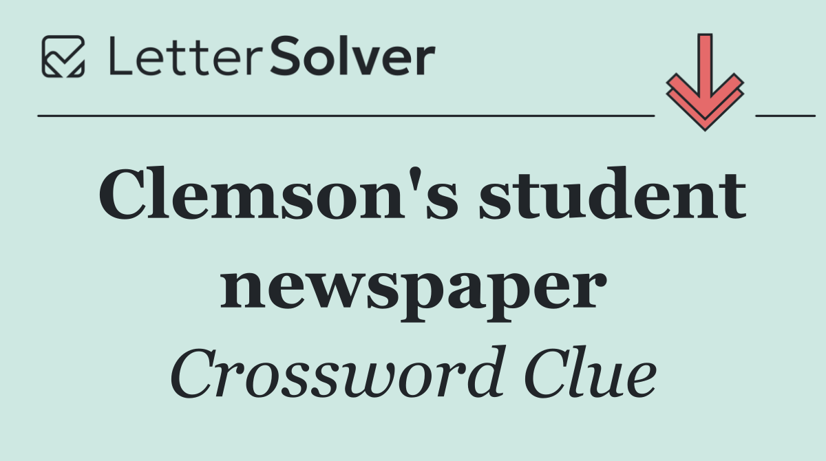 Clemson's student newspaper