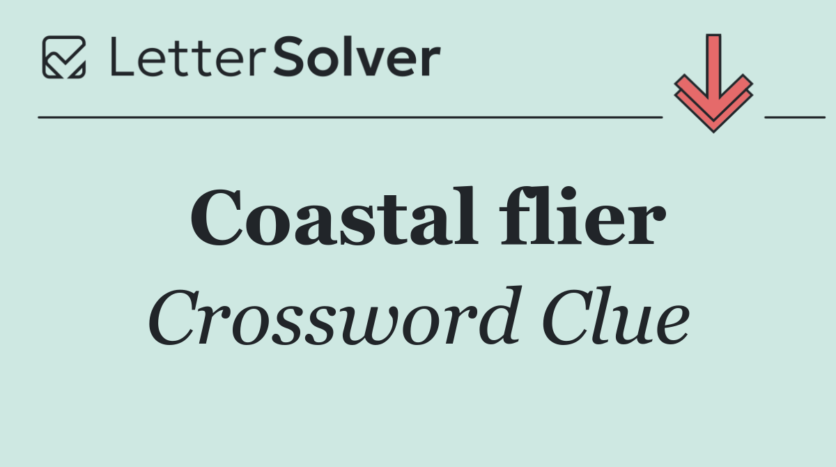 Coastal flier