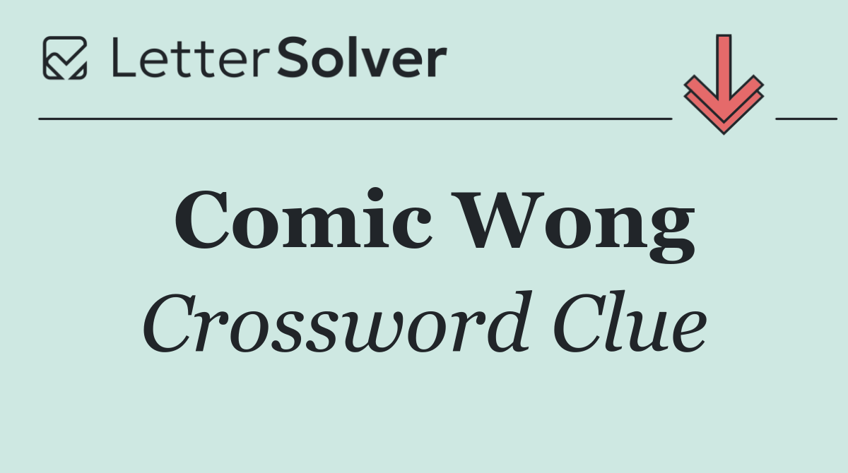 Comic Wong