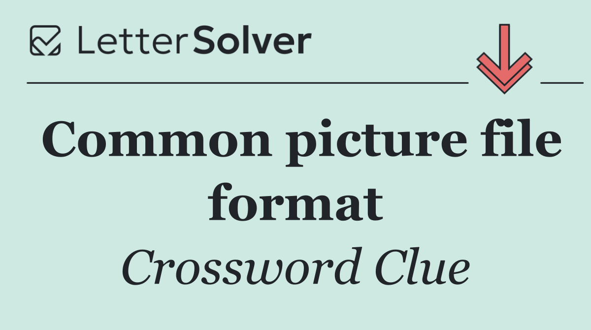 Common picture file format