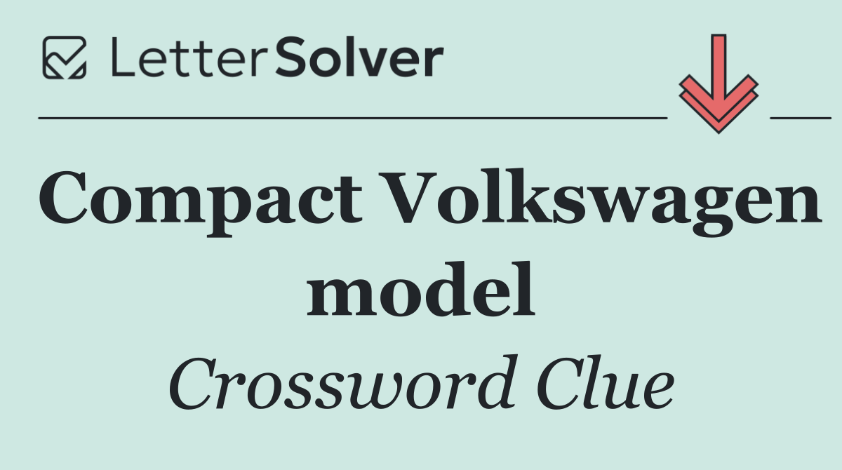 Compact Volkswagen model