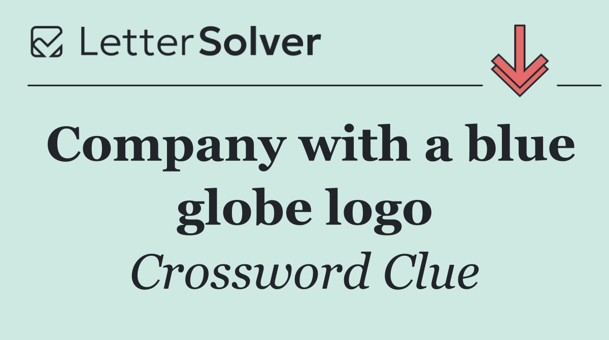 Company with a blue globe logo