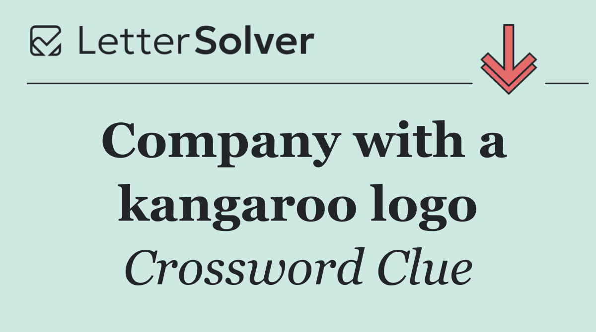 Company with a kangaroo logo
