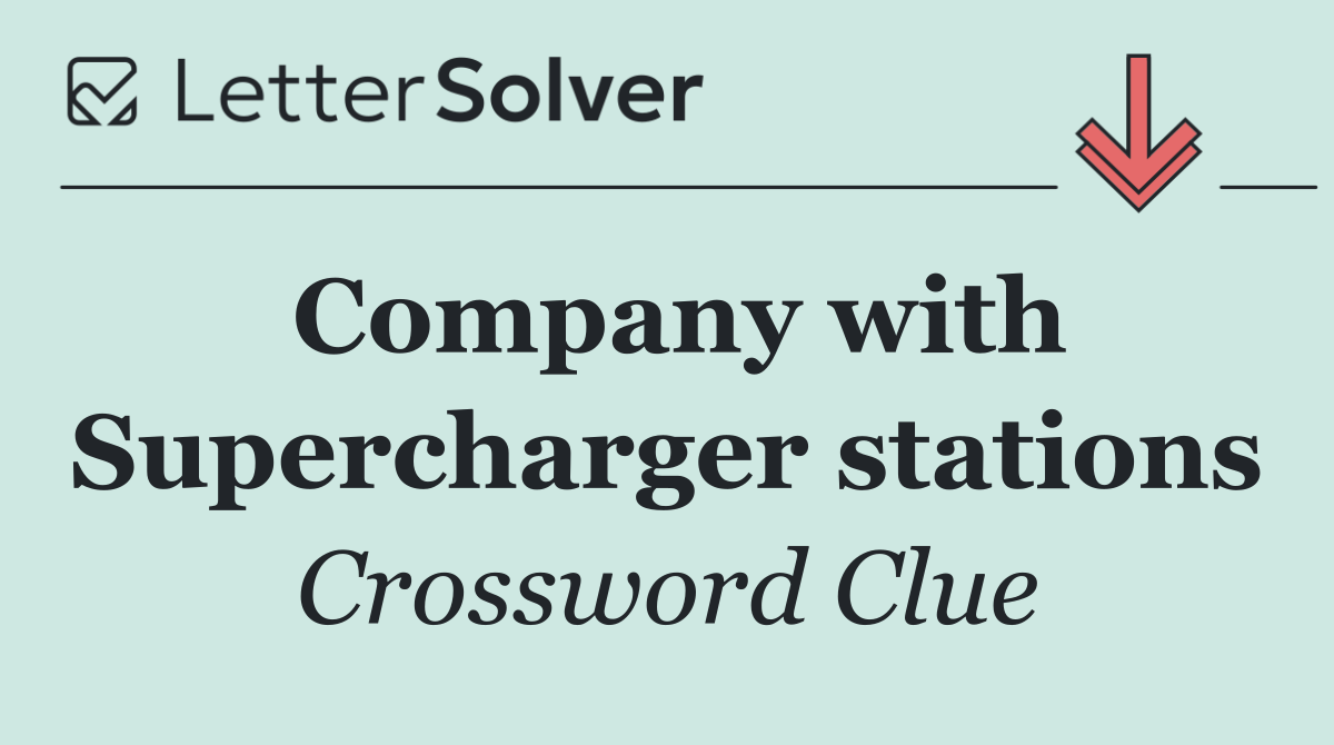 Company with Supercharger stations