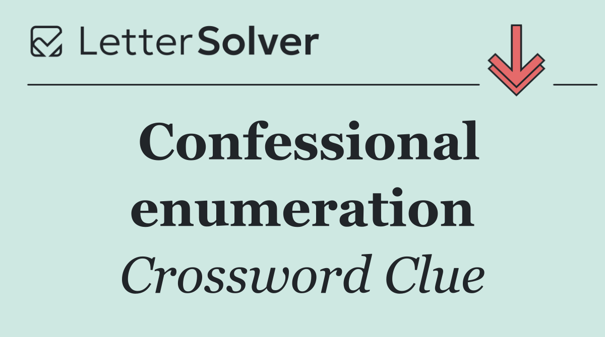 Confessional enumeration