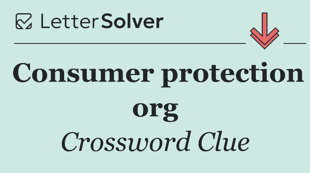 Consumer protection org