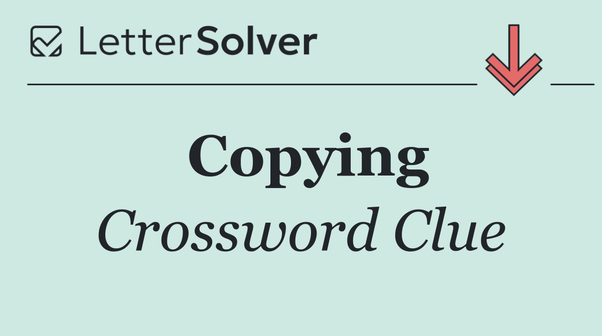 Copying