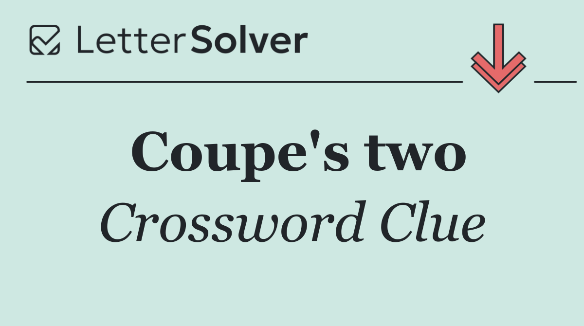 Coupe's two