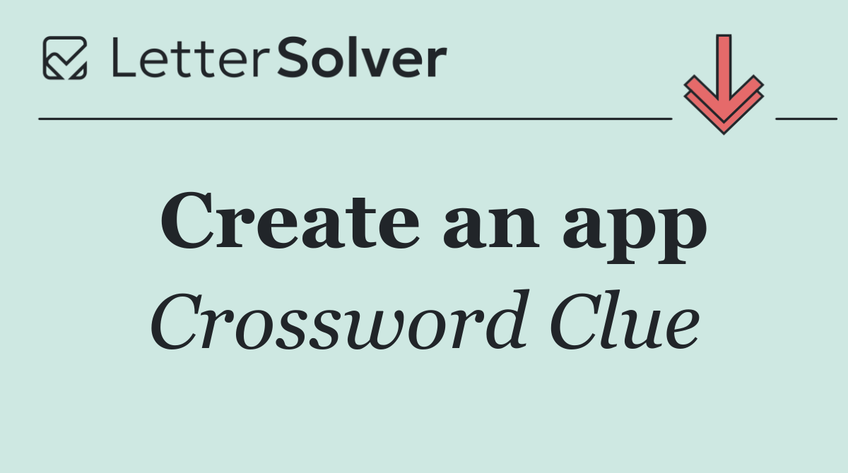 Create an app