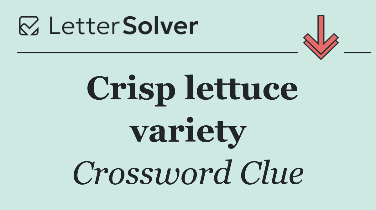Crisp lettuce variety