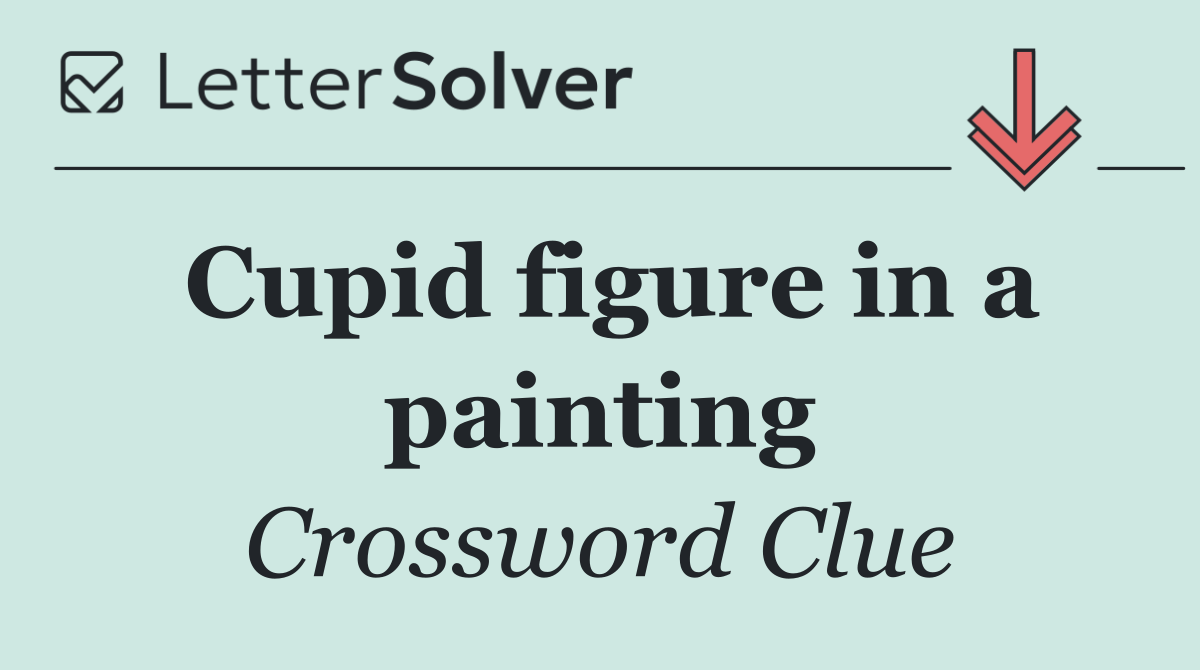 Cupid figure in a painting