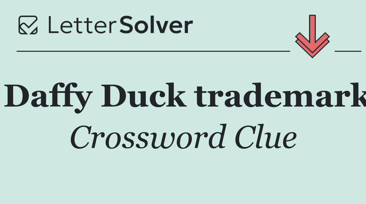 Daffy Duck trademark