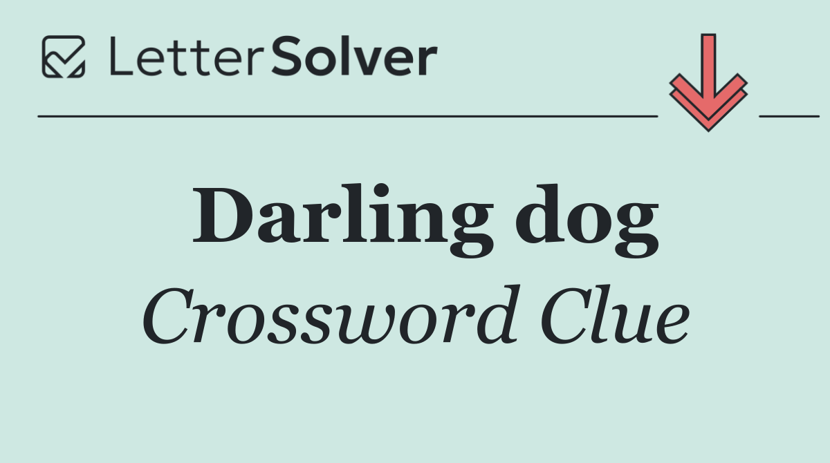 Darling dog