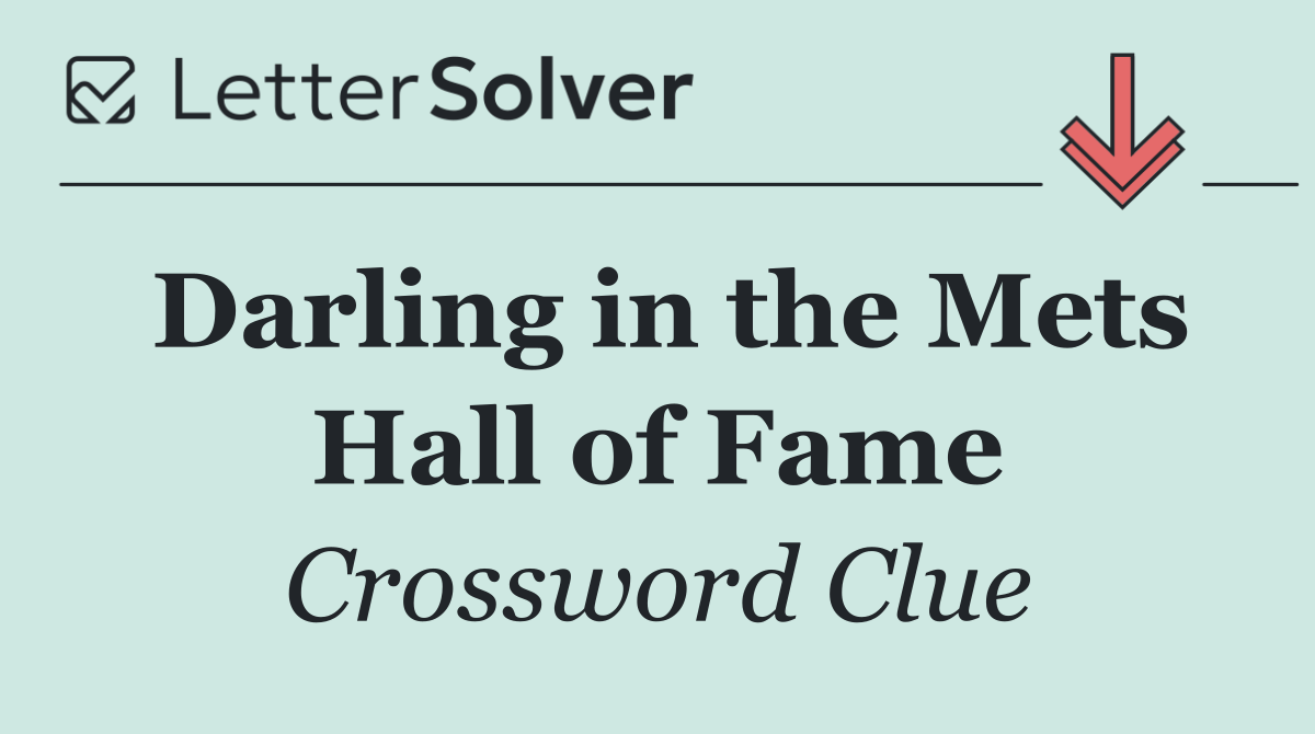 Darling in the Mets Hall of Fame