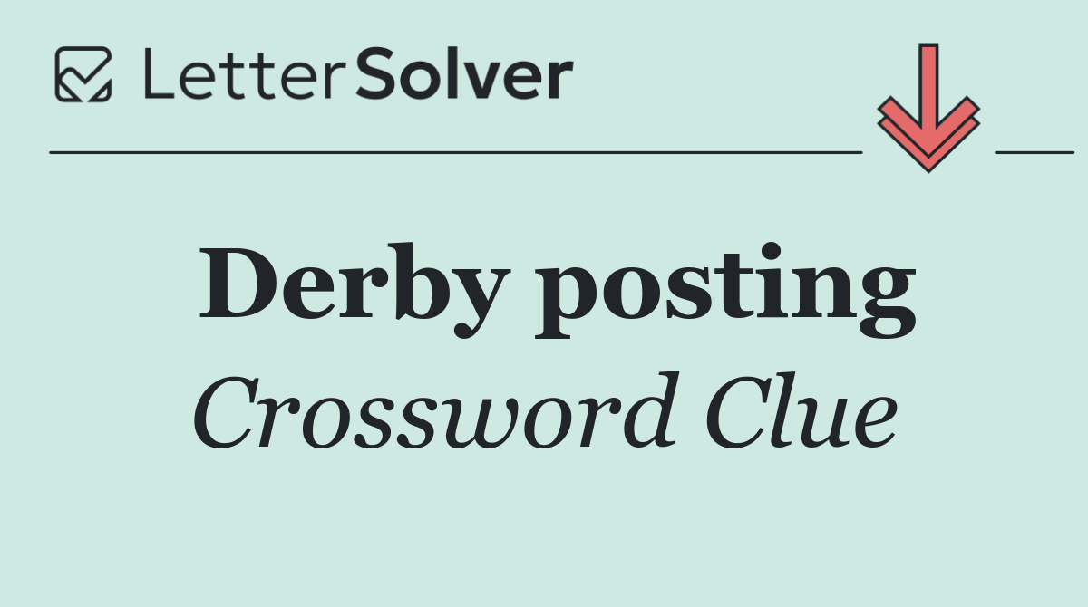 Derby posting