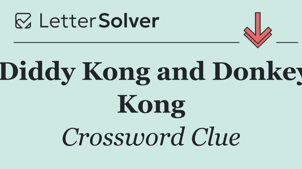 Diddy Kong and Donkey Kong