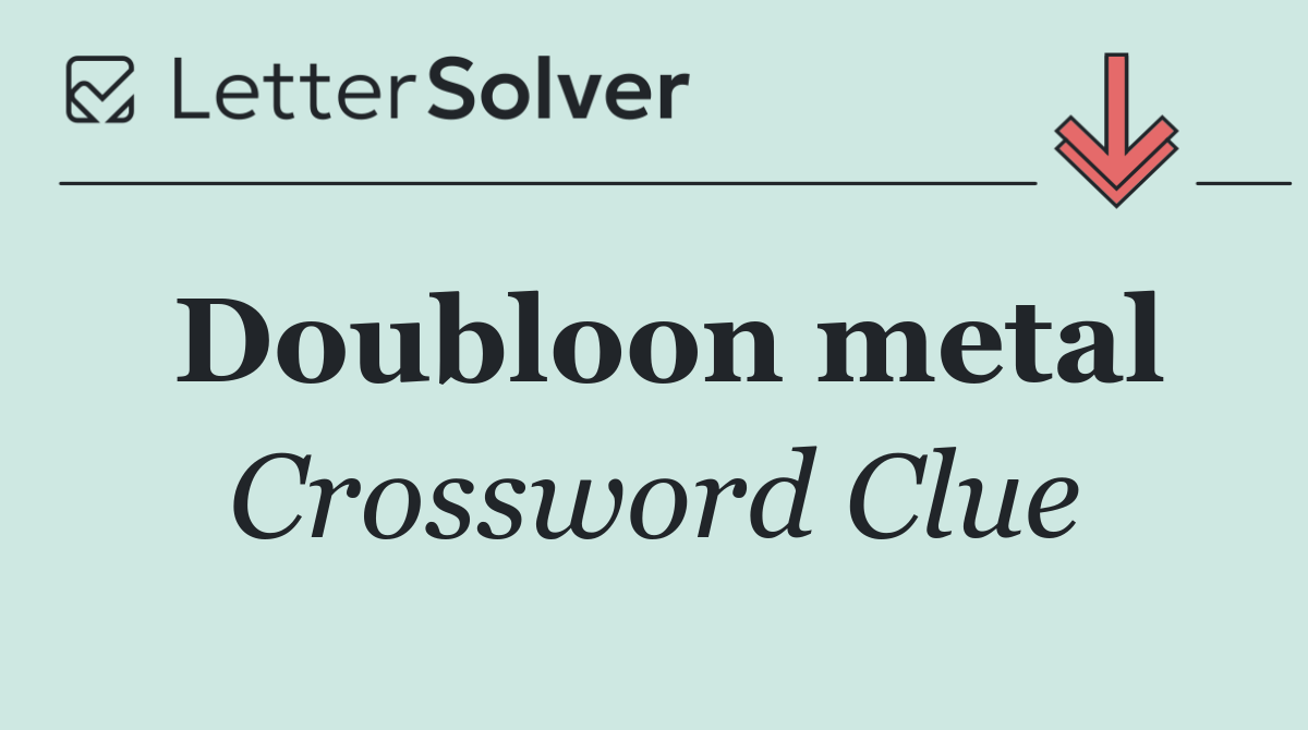Doubloon metal