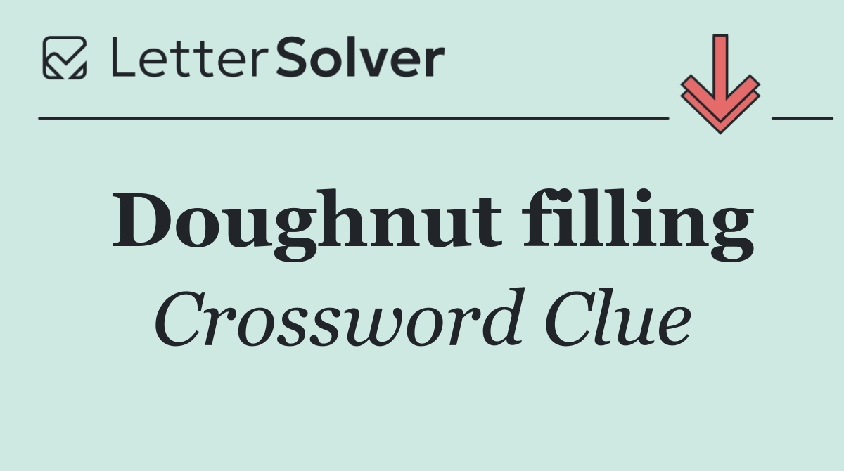 Doughnut filling