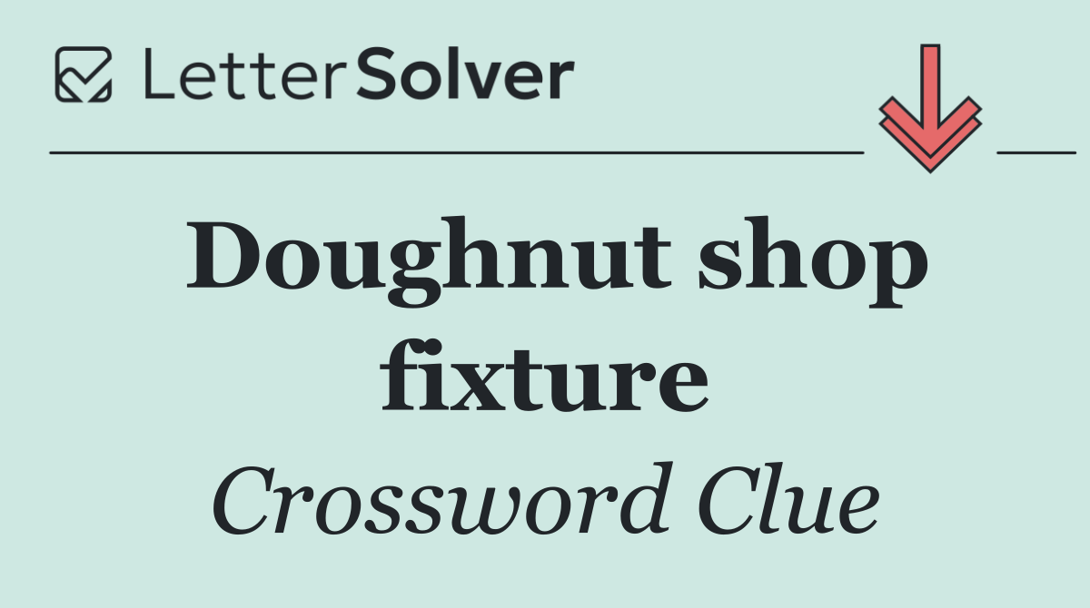 Doughnut shop fixture