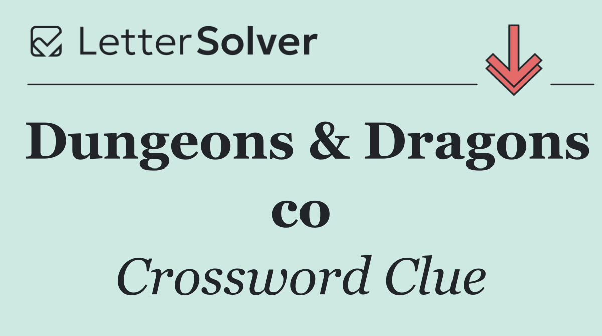 Dungeons & Dragons co