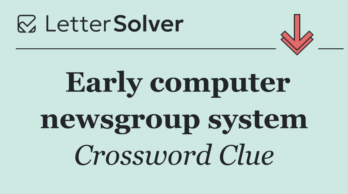 Early computer newsgroup system
