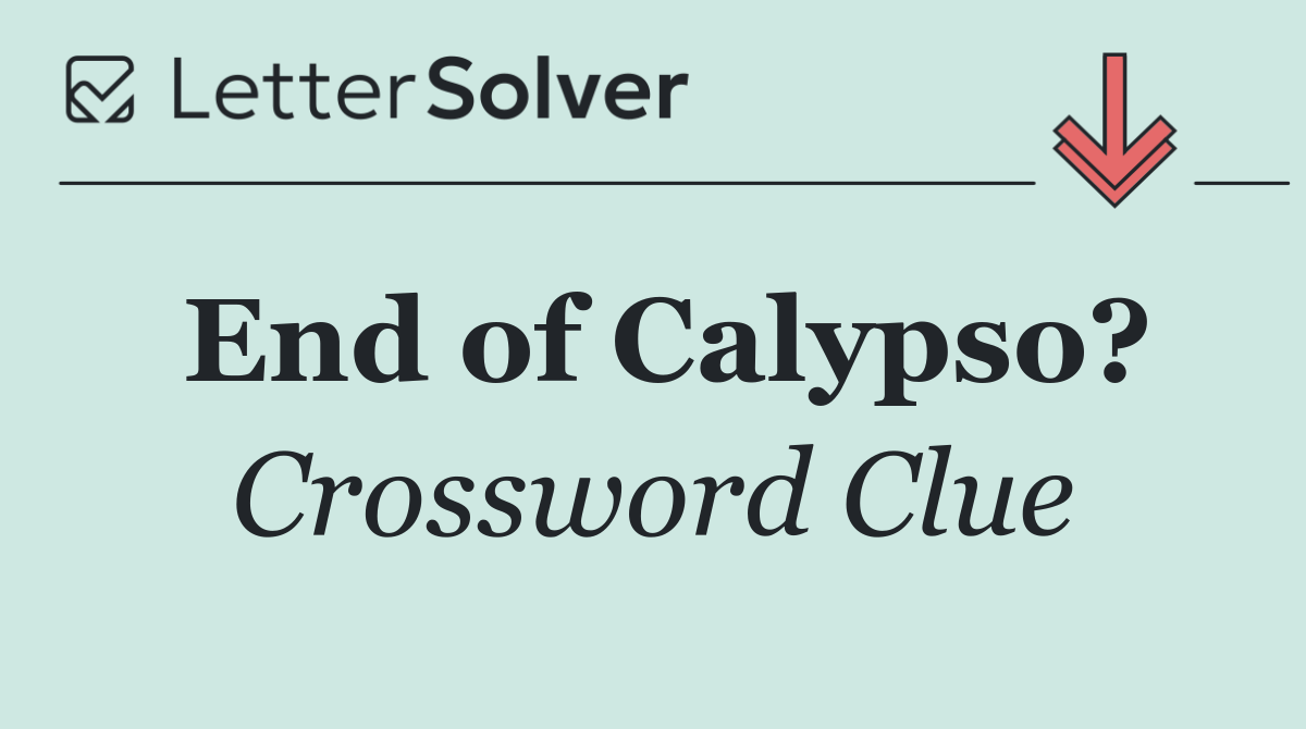 End of Calypso?