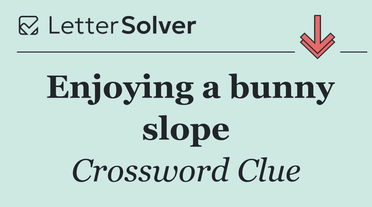 Enjoying a bunny slope