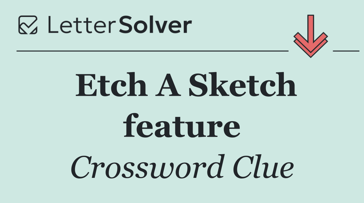 Etch A Sketch feature