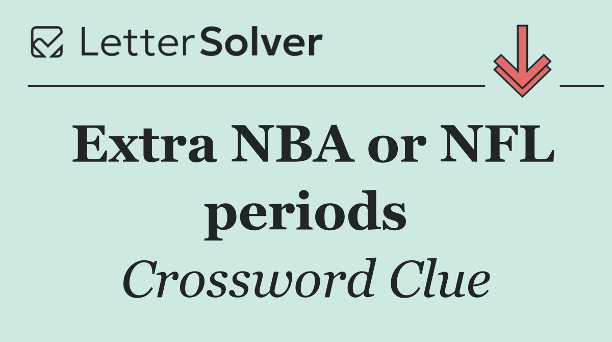 Extra NBA or NFL periods