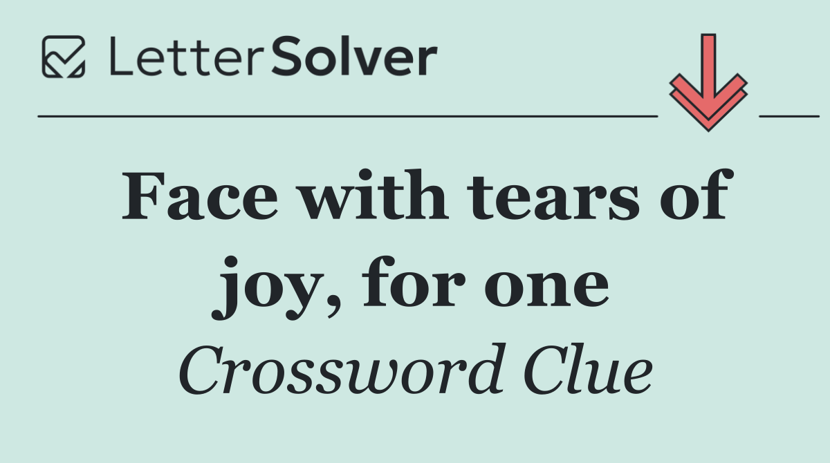 Face with tears of joy, for one
