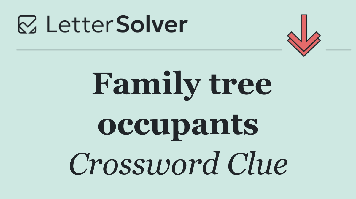 Family tree occupants