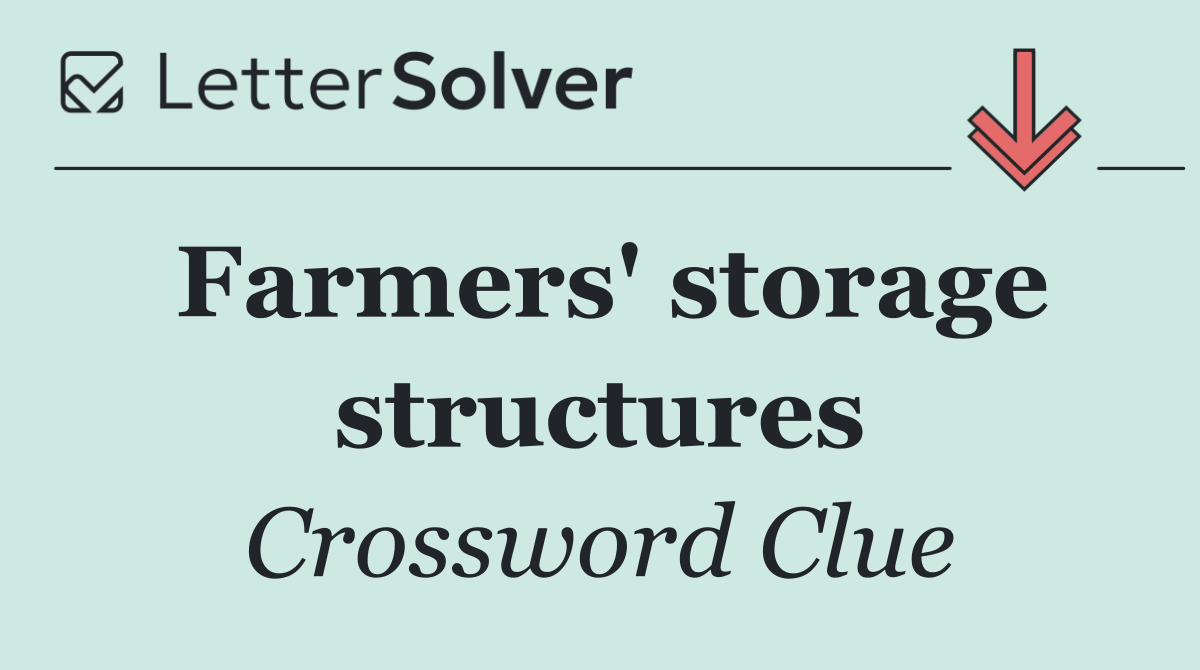 Farmers' storage structures
