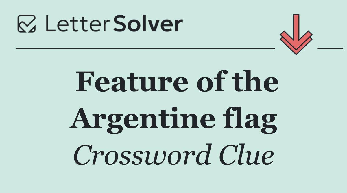 Feature of the Argentine flag