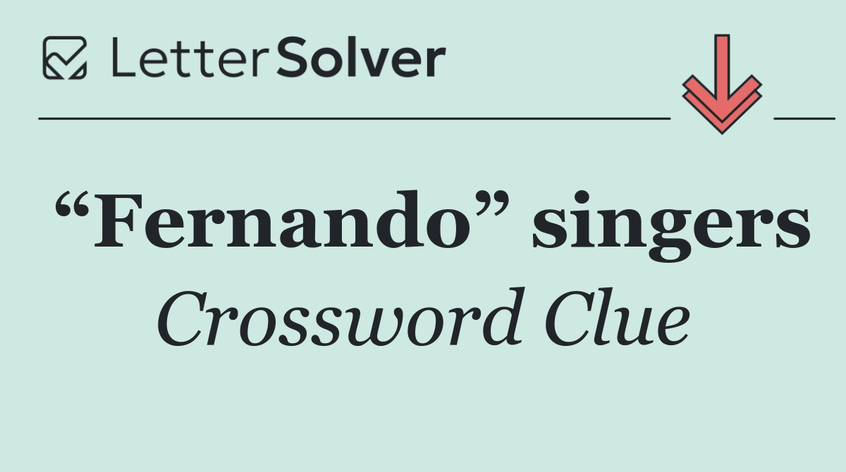 “Fernando” singers