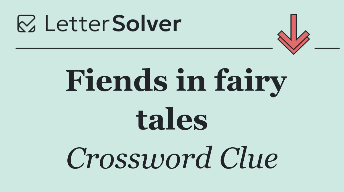 Fiends in fairy tales