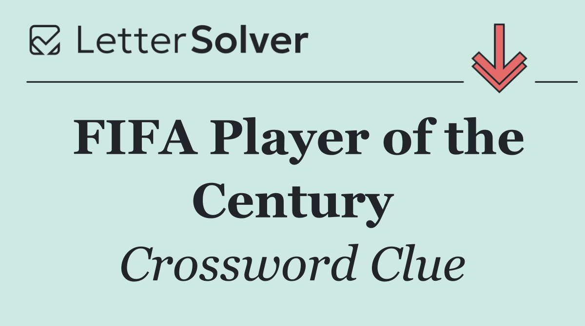 FIFA Player of the Century