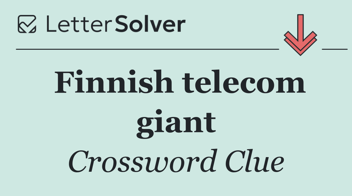 Finnish telecom giant