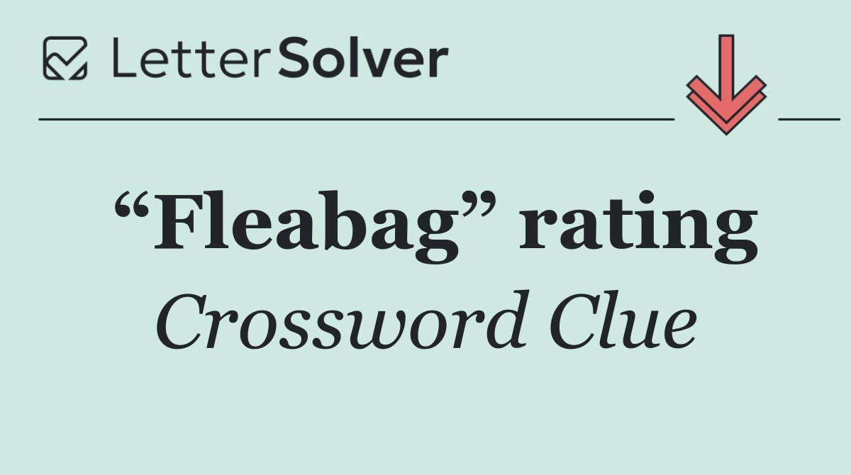 “Fleabag” rating