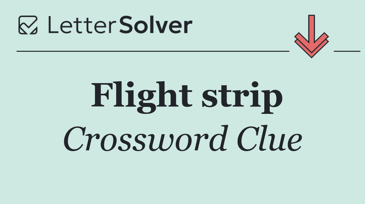 Flight strip