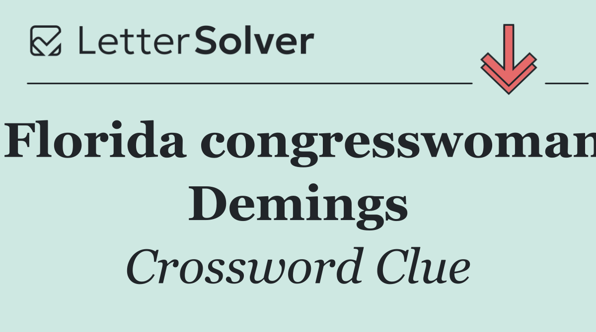 Florida congresswoman Demings