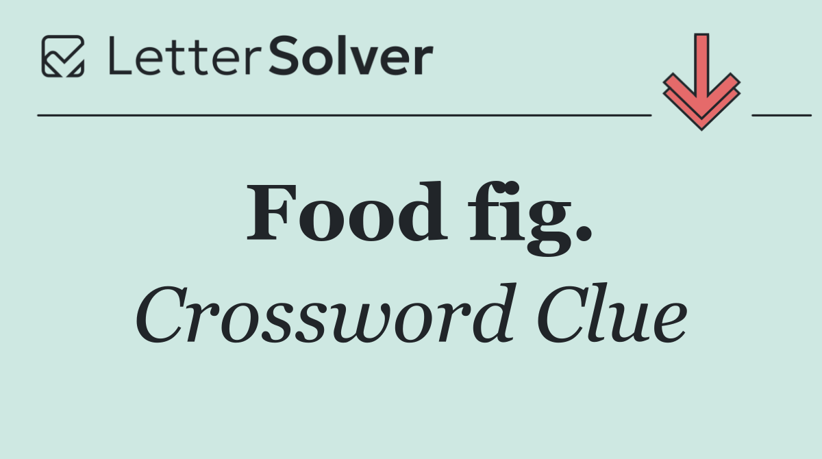 Food fig.