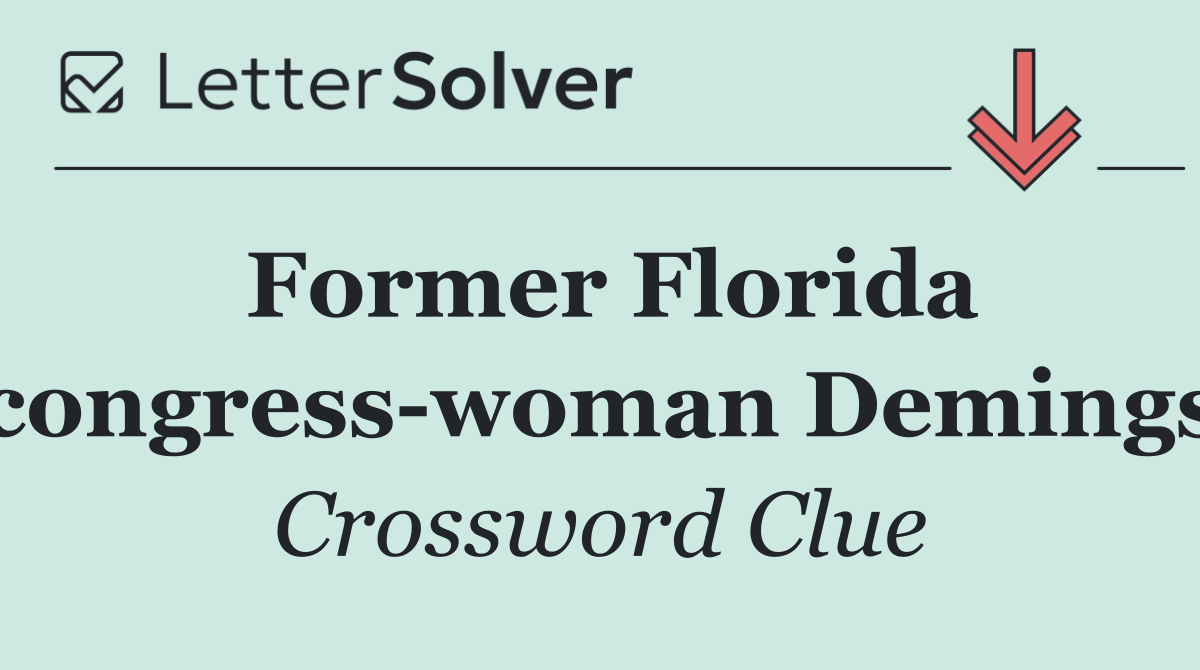Former Florida congress woman Demings