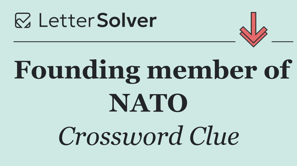 Founding member of NATO