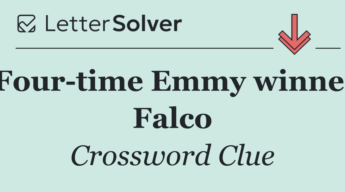 Four time Emmy winner Falco