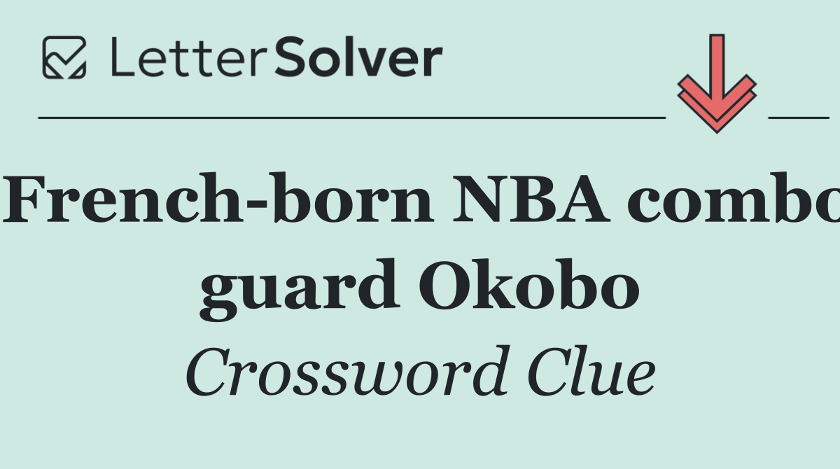 French born NBA combo guard Okobo