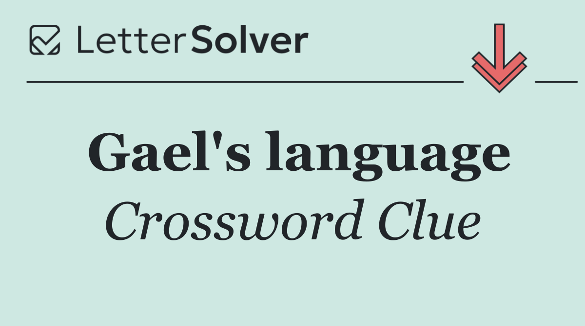Gael's language