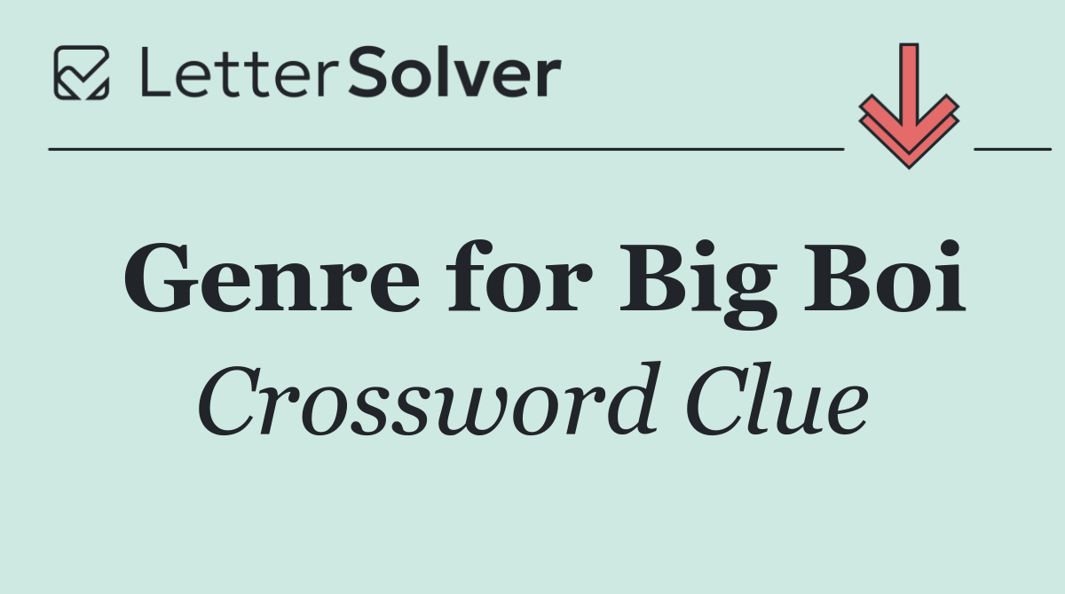 Genre for Big Boi