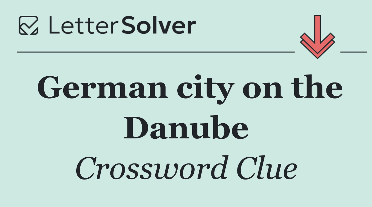 German city on the Danube