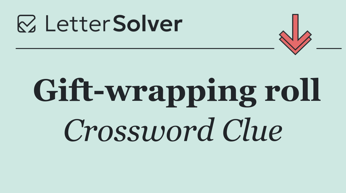 Gift wrapping roll